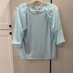 Calvin Klein Soft Blue Women's Blouse